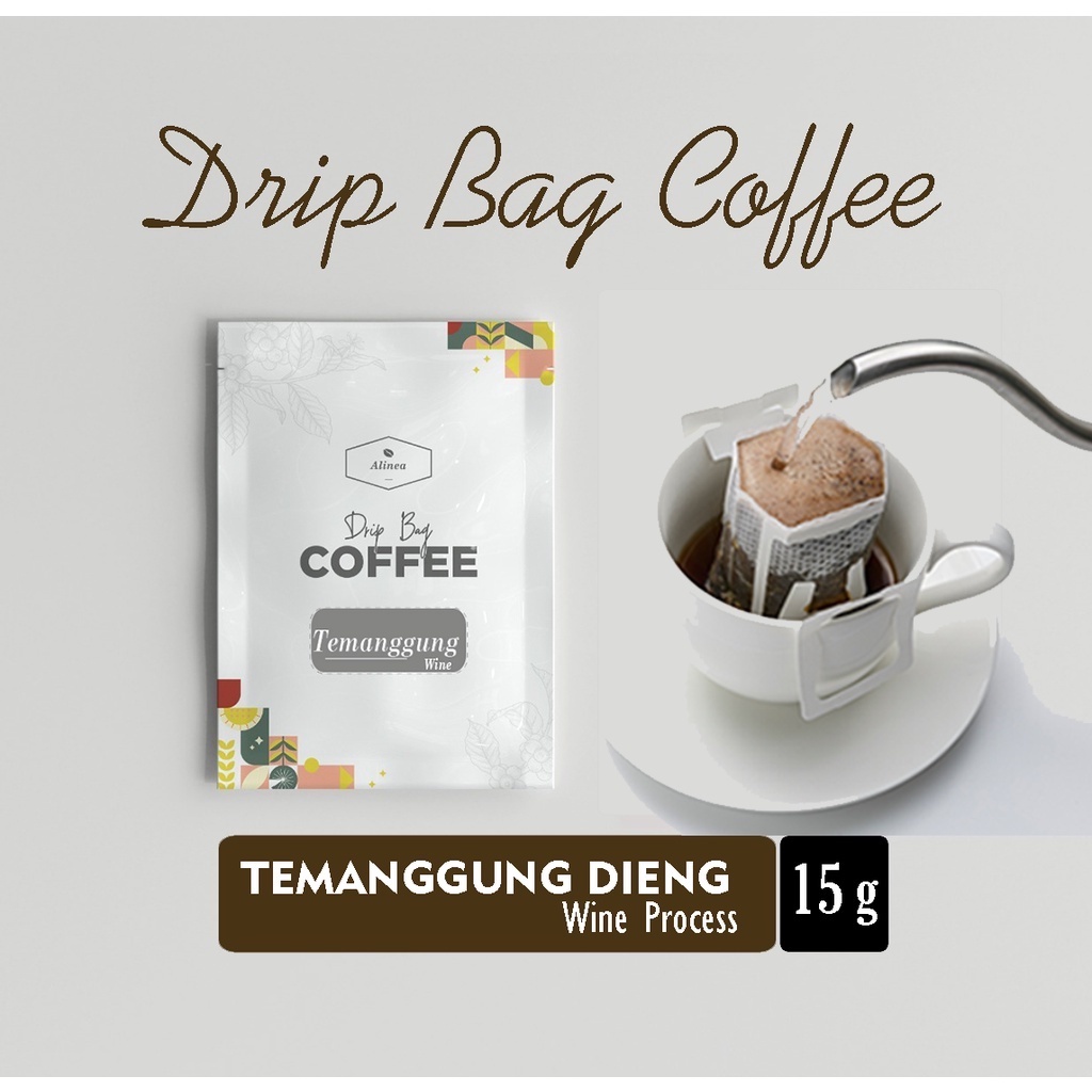 

ALINEA COFFEE - KOPI DIENG TEMANGGUNG WINE WITH DRIP BAG