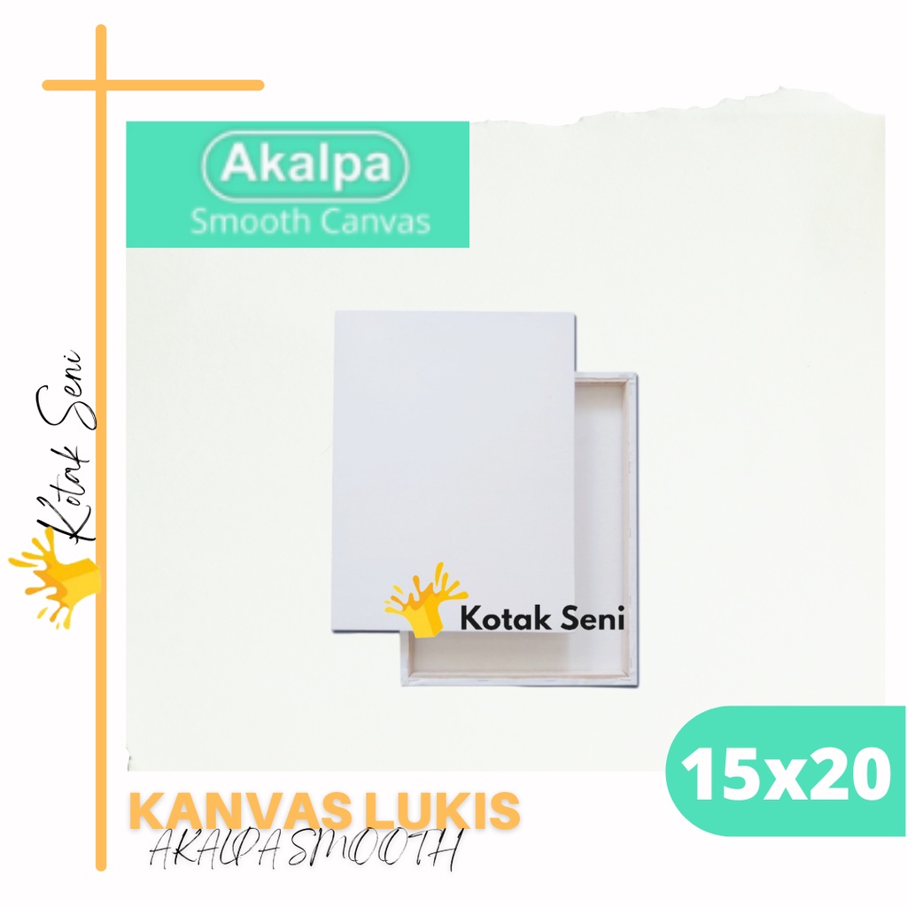 

Akalpa Kanvas Smooth 15x20 cm - Canvas 15x20cm - Kanvas Lukis 15x20 cm / Perlengkapan Menggambar