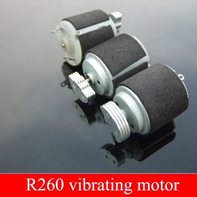 5pcs Black 260 Vibration Motor Strong Vibration Dynamic Circle R260 Miniature DC Vibration Motor