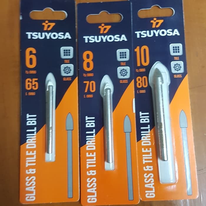 matabor mata bor kaca dan keramik 8mm tombak tsuyosa