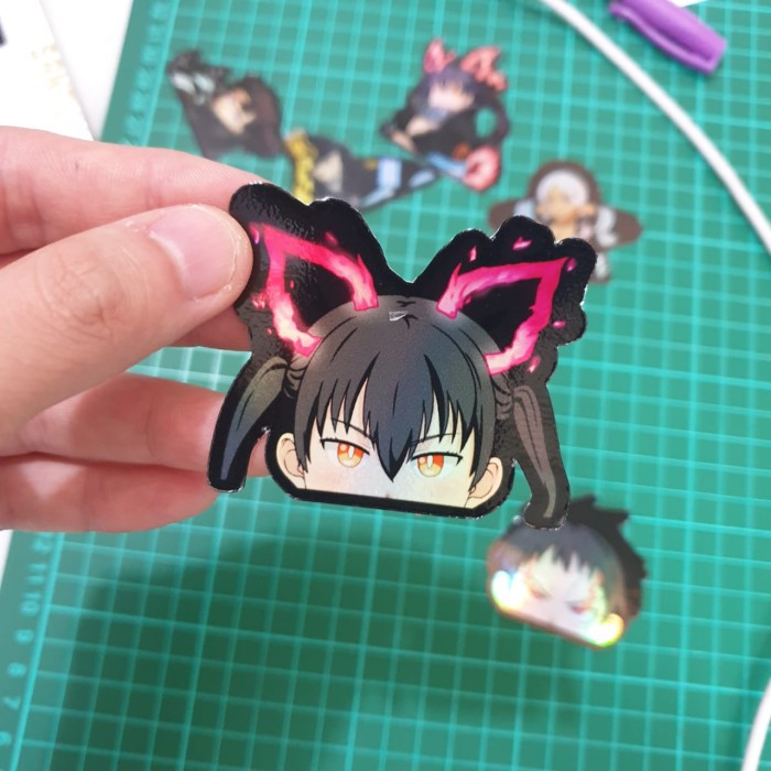 

Sticker Hologram Anime - PSH121 - Tamaki Kotatsu - Fire Force