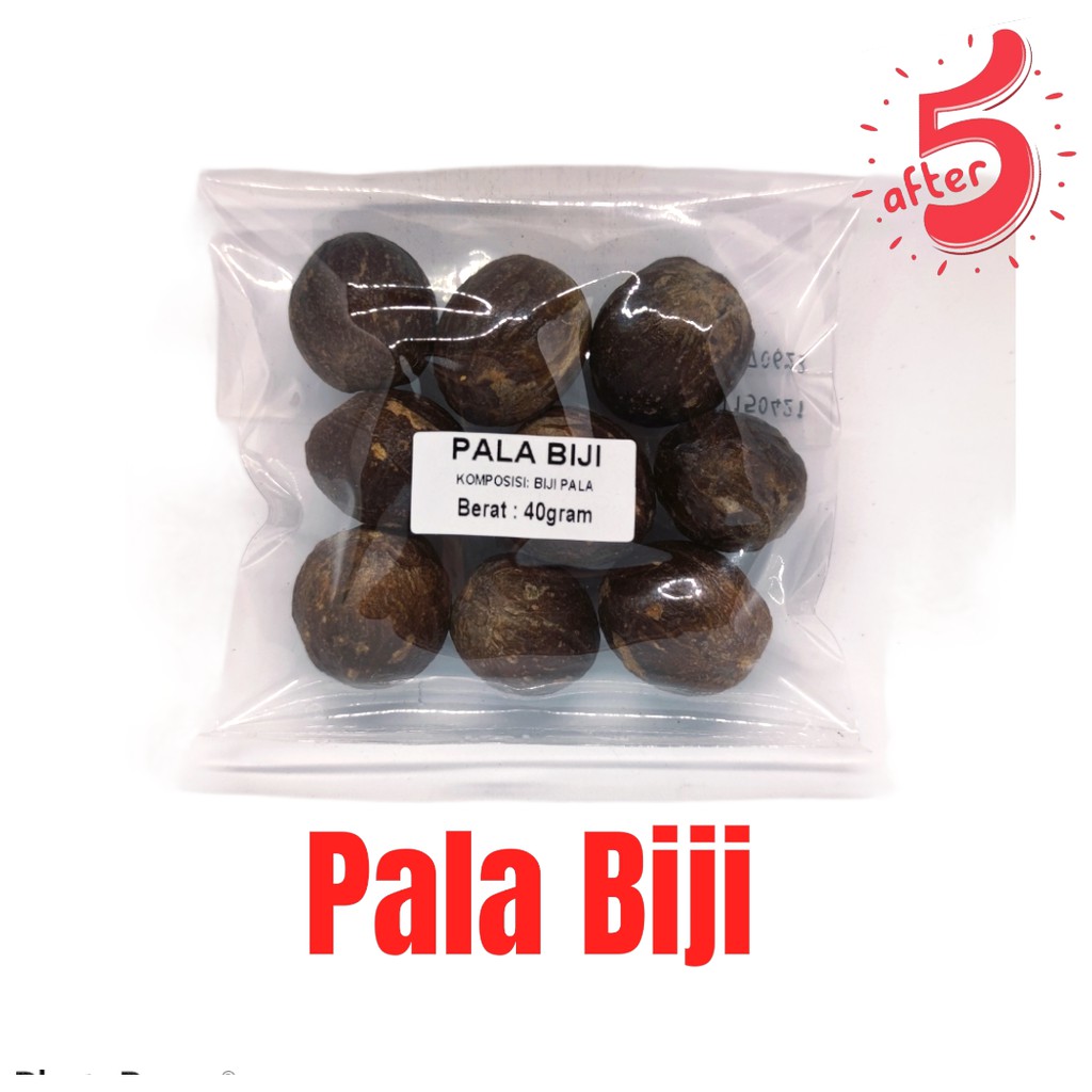 

Pala Biji / Nutmeg / Biji Pala Kering / Biji Pala Original / Rempah 40gr