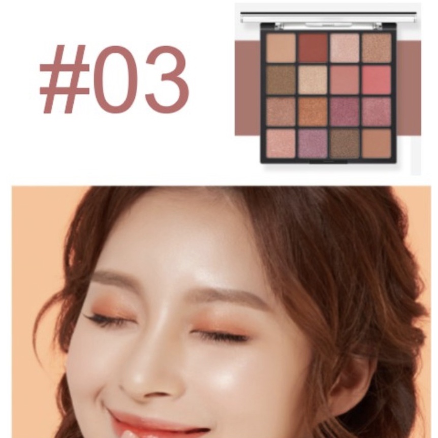 LAMEILA EYESHADOW 16 COLOR PIGEMENTED MATTE NUDE EYE SHADOW LA021