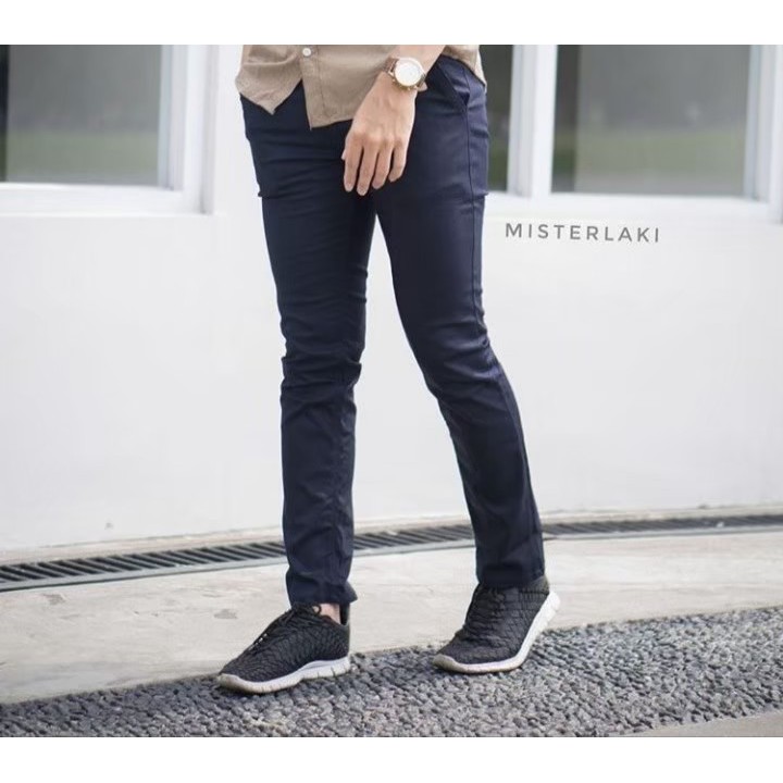 Celana Chino Original Motz Celana Chino Panjang  Brand Distro Baru Termurah Surfing Polos Strecth