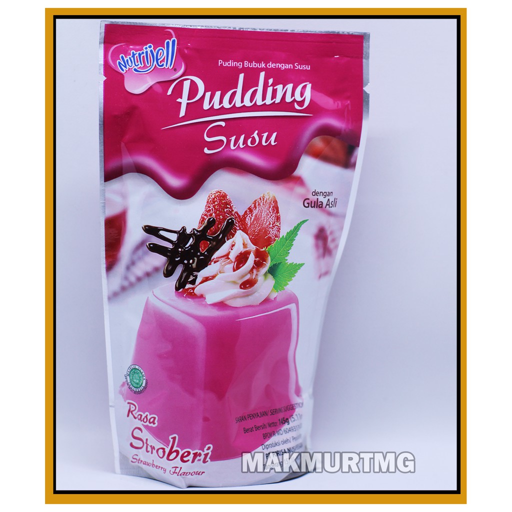 

NUTRIJELL PUDING SUSU STROBERI 145gr