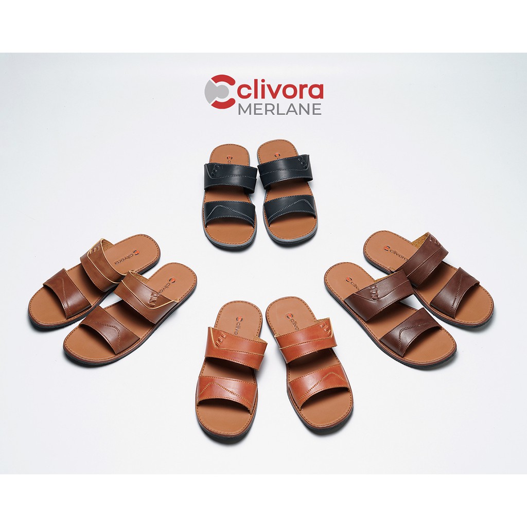 Sandal Pria CLIVORA Model Merlane - Sandal Trendy - Sandal Pria Murah Tasikmalaya