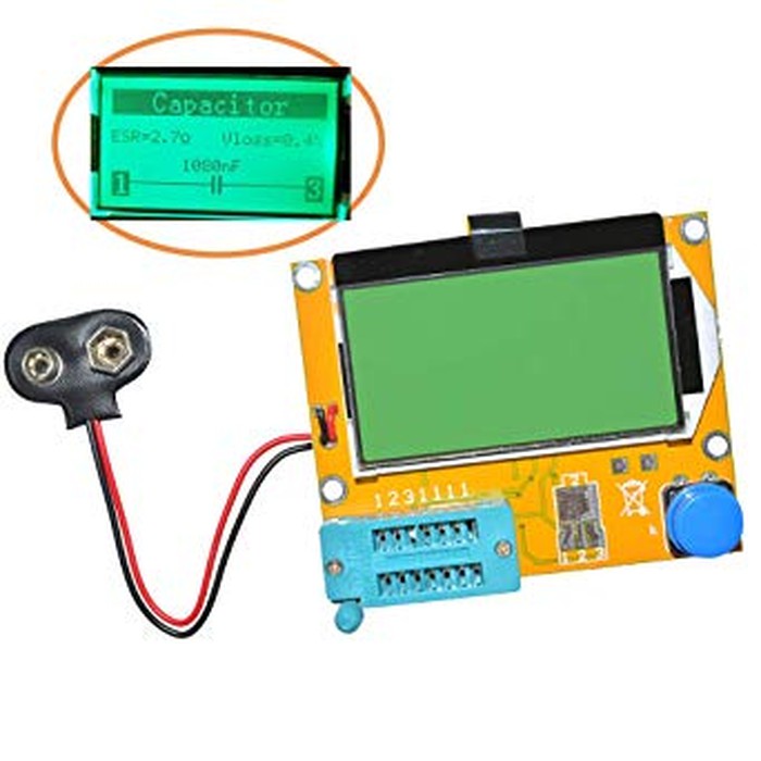 LCR-T4 ESR Meter LCD LCR T4 ATmega328 Transistor Tester LCRT4 diode