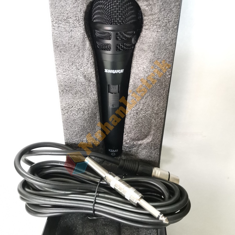 Microphone Mic Kabel Shure KSM 8 KSM8 Dynamic Vocal Mic Karaoke