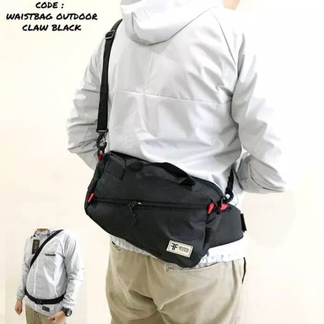 TAS SALEMPANG OUTDOOR / WAISTBAG CLAW - CLAW MAROON