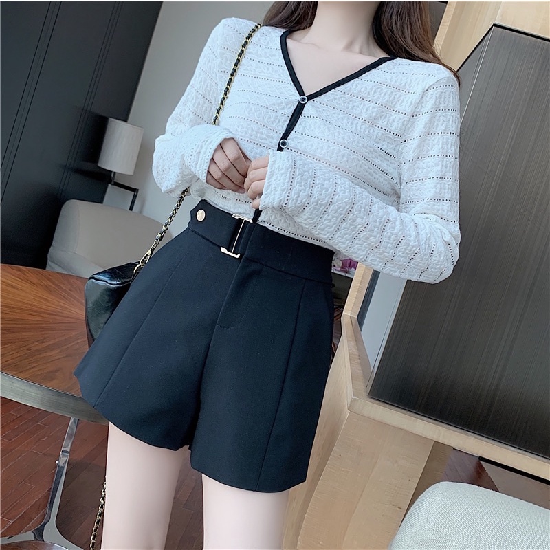 CELANA PENDEK SHORT PANTS HIGHWAIST  WANITA HOTPANTS MX601