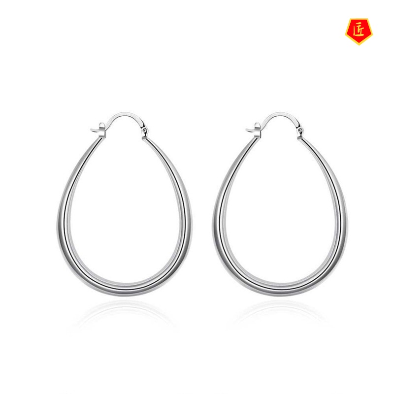 [Ready Stock]Fashion Simplicity Exaggerated Earrings