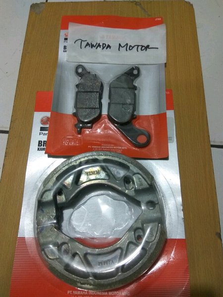 KANVAS REM SET DEPAN DAN BELAKANG YAMAHA JUPITER MX LAMA