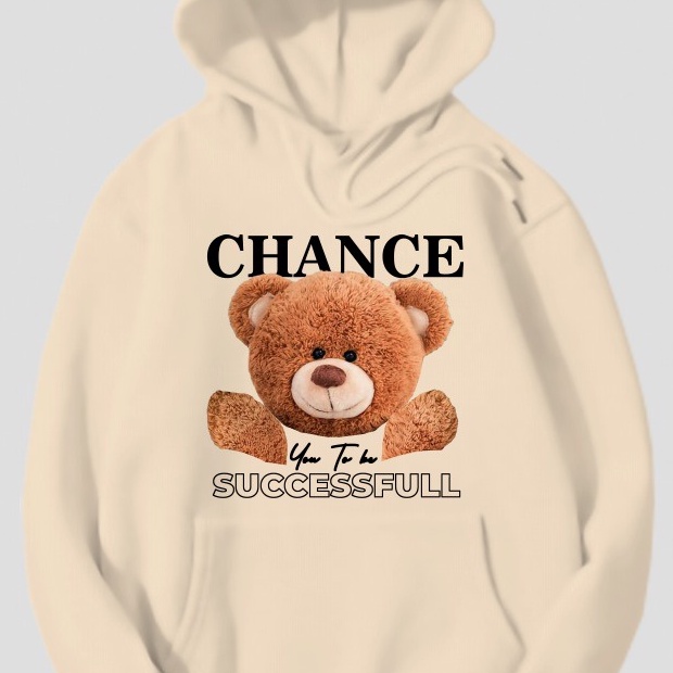 Public - Chance Bear Hoodie - Hoodie Beruang Unisex