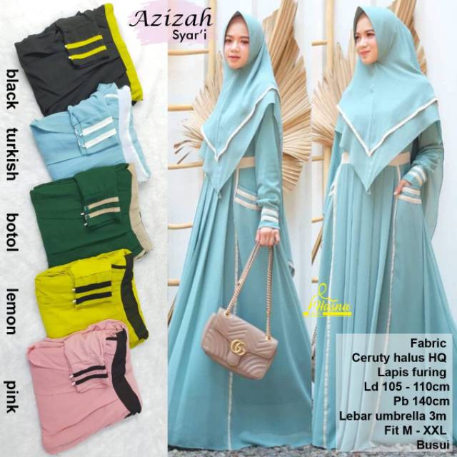 Gamis azizah syar'i