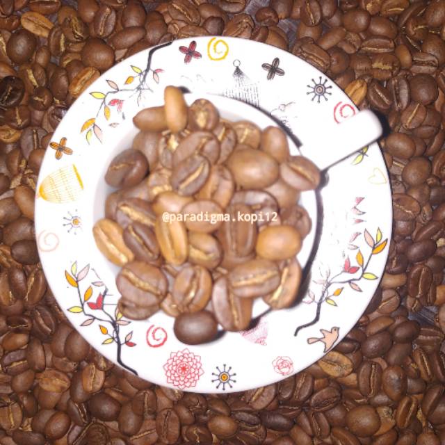 

250 gr arabica biji roasted/bubuk kasar