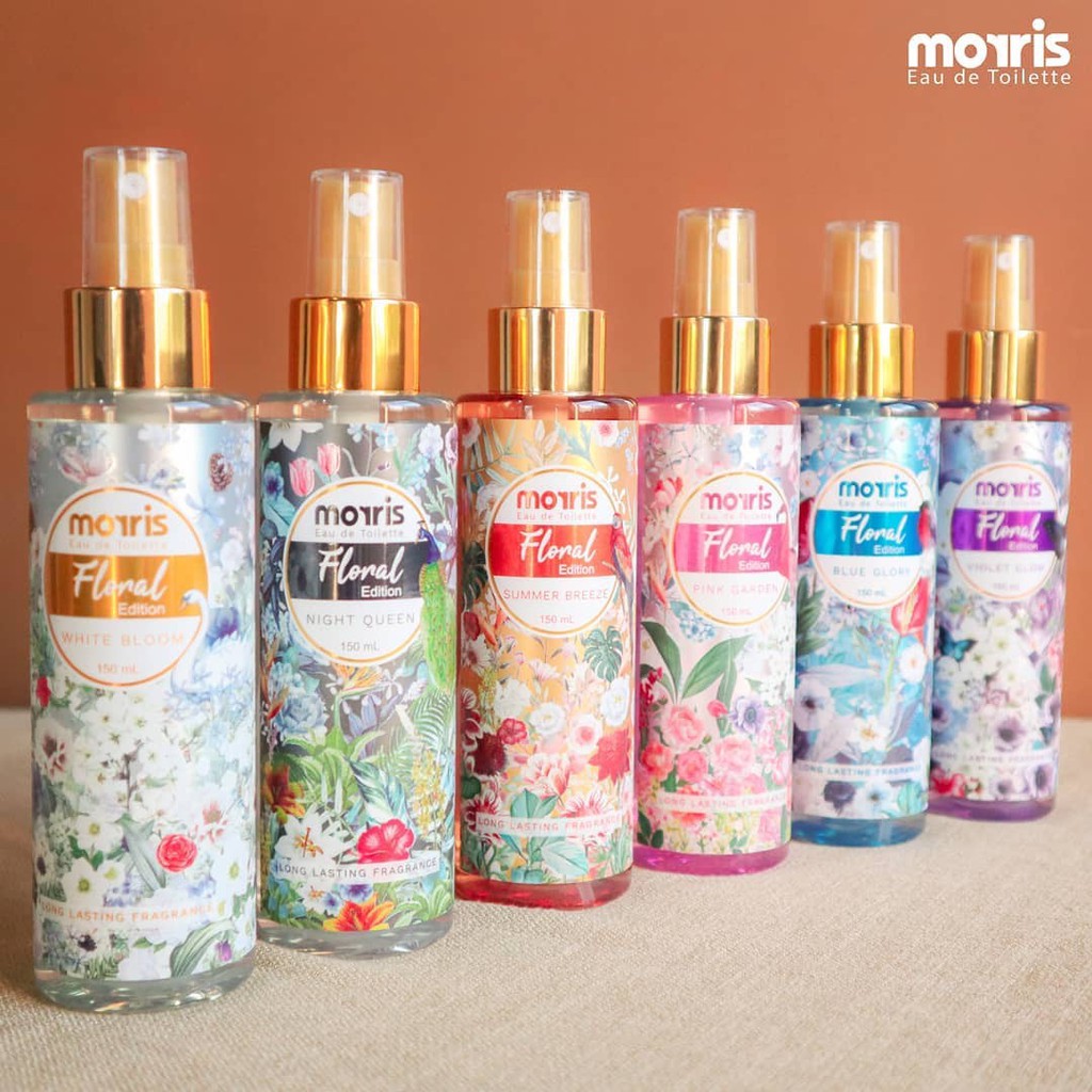 Morris EDT Parfum Cewek Original Floral Edition 150ml (NON Gas)