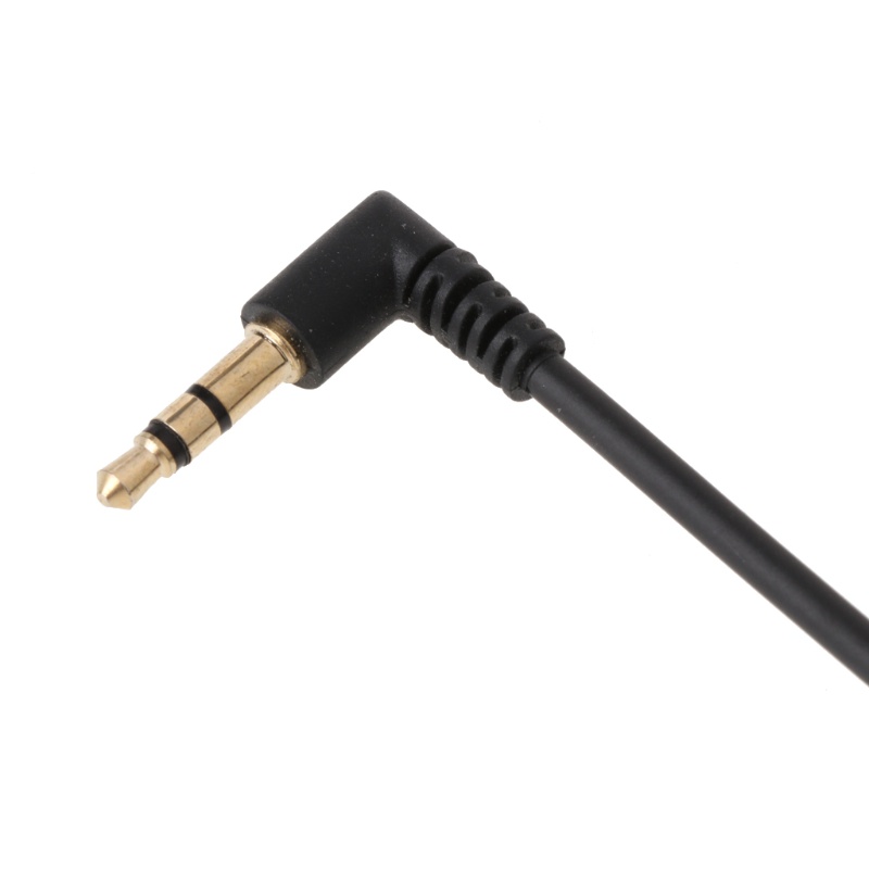 VIVI   90 Degree Right Angled 3.5mm Jack Male To Male Spring Stereo Audio Car AUX Cable