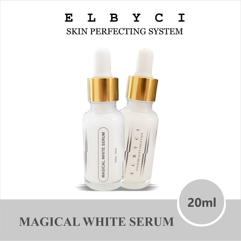Magical White Serum Elbyci / Obat Bopeng / Bekas Jerawat / Mencerahkan Kulit