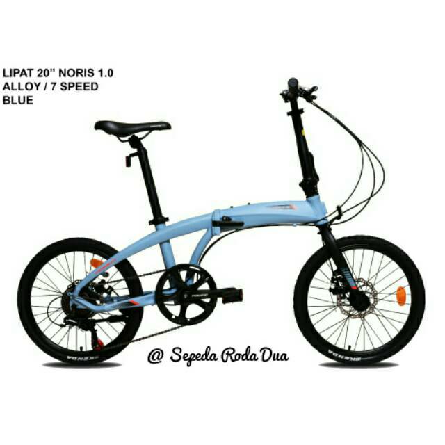 Sepeda Lipat Alloy Noris 1.0 Pacific (20")