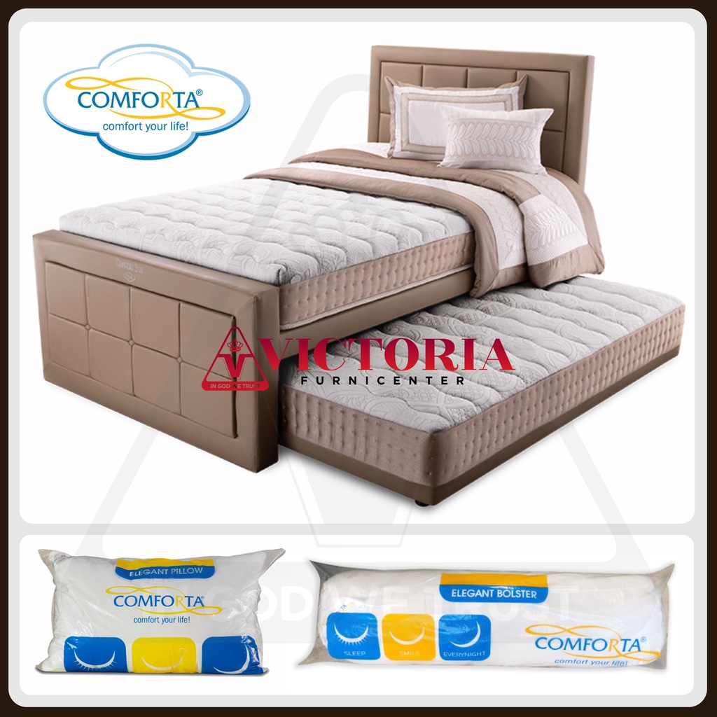 Comforta Comfort Duo 120x200 140x200 100x200 90x200 120 140 100 90 Fullset Full Bed Set 2in1 Sorong