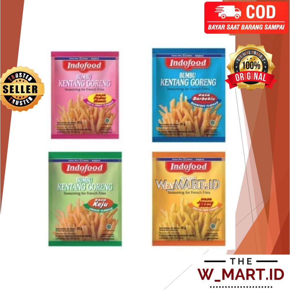 

INDOFOOD BUMBU KENTANG GORENG BARBEKIU KEJU JAGUNG BAKAR