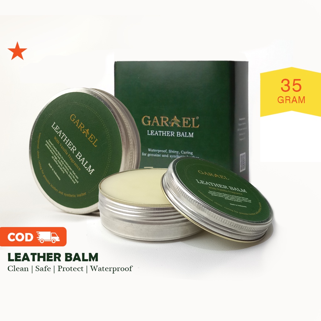 PELEMBAB ANTI JAMUR TAS KULIT DAUN TALAS ANTI AIR, LEATHER BALSAM, CREAM TAS KULIT ANTI AIR GARAEL LEATHER BALM TANPA PEWARNA