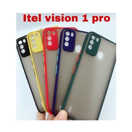 Case Itel Vision 1 Plus / Vision 2 / Vision A26 / Vision A48 Aero Case Protect Camera Fuze Hardcase Transparan