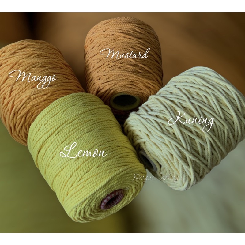 Tali macrame warna 1kg