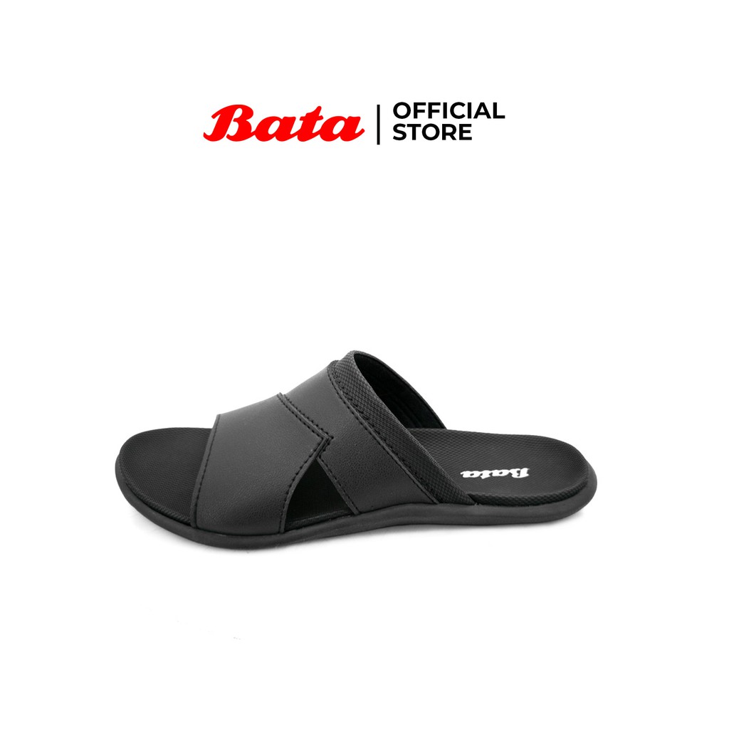 Bata Sandal Pria Skip Black - 8716197 / Ramayana Jatinegara