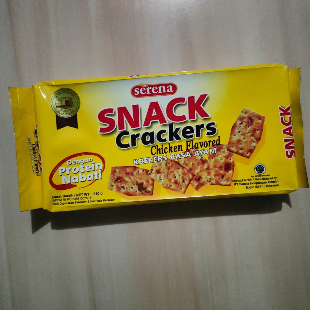 

Serena Snack Crackers Chicken Flavored 210gr