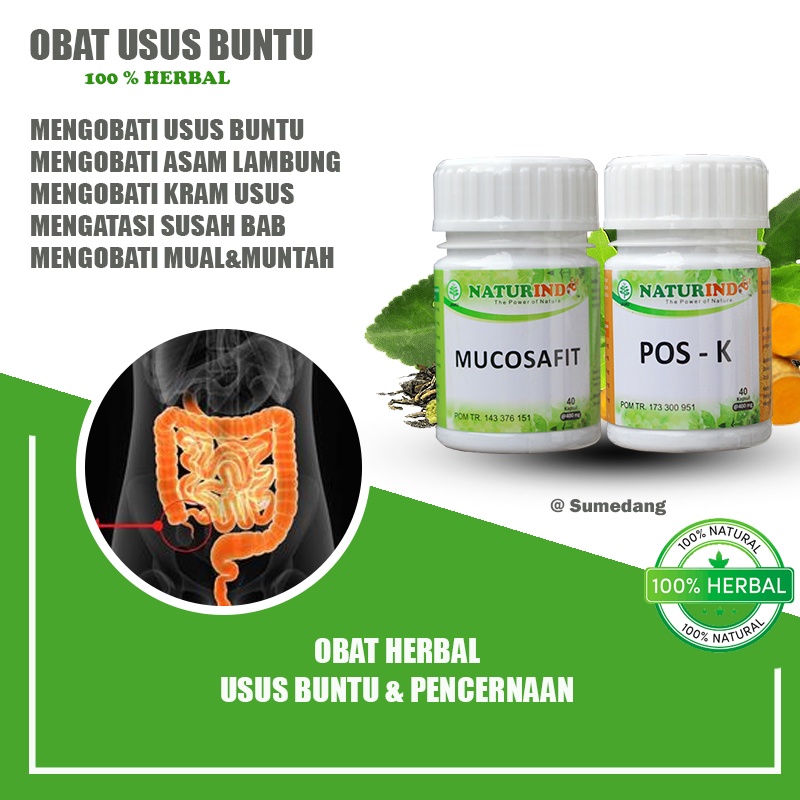 Obat Usus Buntu Paling Ampuh Tanpa Operasi BPOM Asam Lambung Maag Kronis bio Bukan De Nature Mucosafit dan Pos K-1