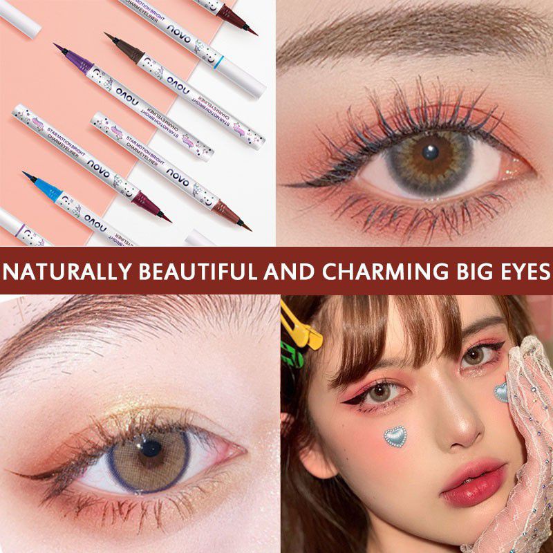 EYELINER PUTIH BENTUK SPIDOL EYELINER CAIR WATERPROOF SEPIDOL NOVO EYELINER PEN