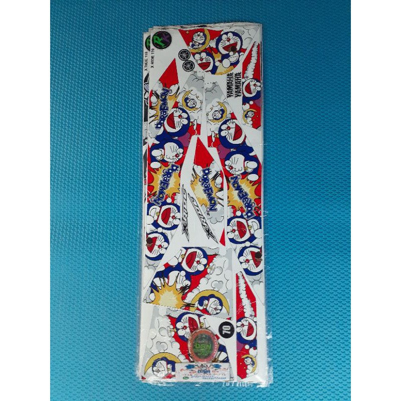 STRIPING STICKER DECAL X RIDE ANIMASI DORAEMON