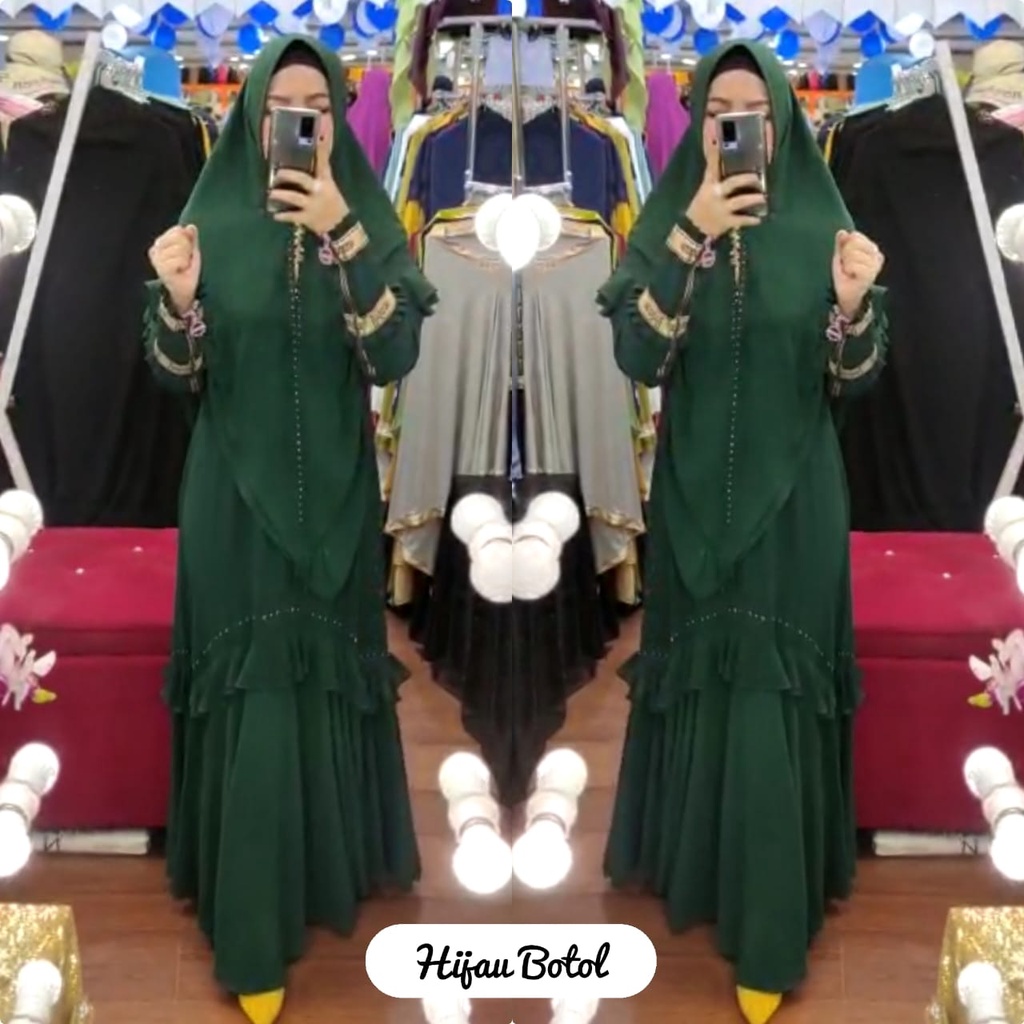 SET SYARI BELGIN Original by Yodizein jersey cerruty READY ZAHRA COLLECTION