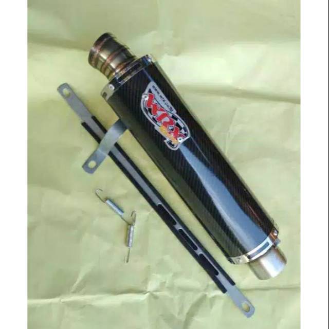 Knalpot WRX Carbon Knalpot Racing wrx KARBON Silencer Gembung Knalpot