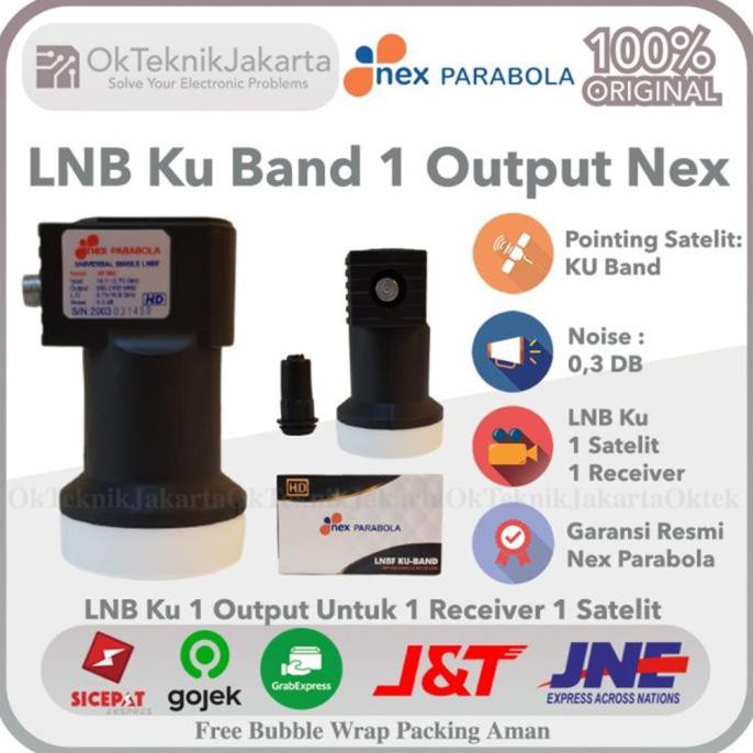 LNB Ku Band Nex Parabola SIngle Output New 2021