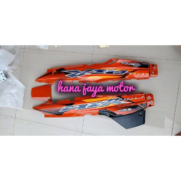 cover body fizr set dengan box aki orange