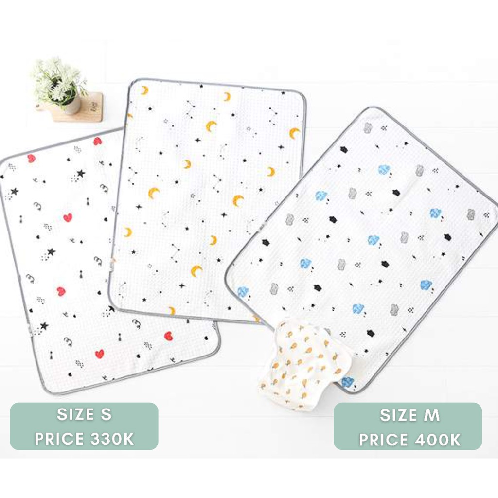 Korean Baby Bamboo Double Sided Waterproof Pad Moms Nature Down to Earth Korea Perlak Bayi Tataka