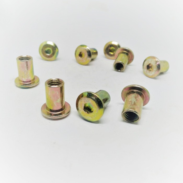 (5 Pcs) M6 Mur JCN Tutup JCBC