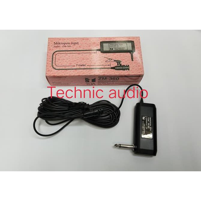 MIKROPON JEPIT KABEL TOA ZM 360