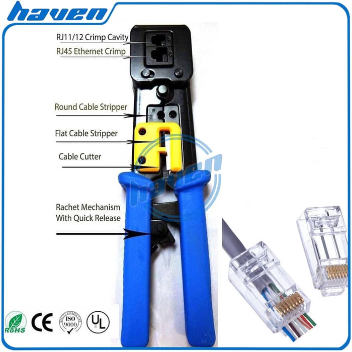 CRIMPING TOOLS RJ45 / TANG CRIMPING LAN CAT5 CAT6