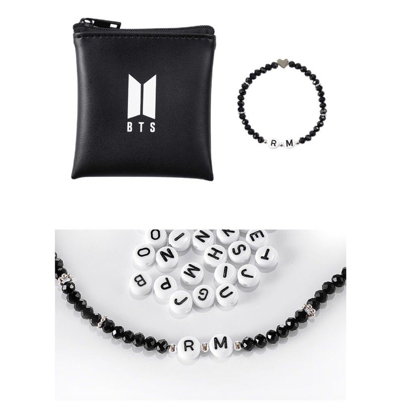 BTS puff dempul makeup dan DIY bracelet gift hadiah fortune box sharing