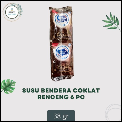 

SUSU COKLAT KENTAL MANIS BENDERA SACHET 38 GR RENCENG 6 PC MURAH !!