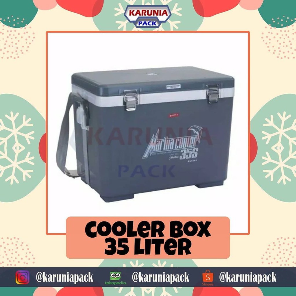 Marina Cooler Box 35s - 33 liter Cooler box ice kotak es
