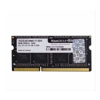 Memory Ram laptop notebook team elite ddr3l ddr3 8gb 1600mhz pc3-12800 cl11 1.35v sodimm low voltage ted3l8g1600c11