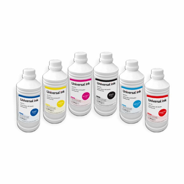 Tinta Printer Canon Universal Black Color 1 Liter Dye Ip2770 Mp287 Mp237 MX497 MX397 MX377 MX328