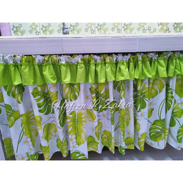 Gorden kolong dapur request ukuran/gorden meja dapur/gorden cantik/gorden shabby