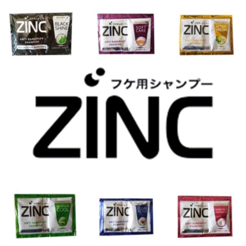 Zinc Shampoo sachet Sampo 10 ml all variant