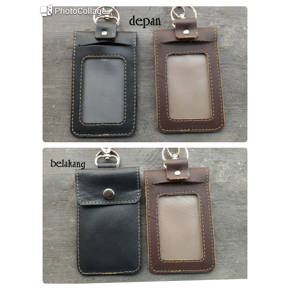 

ID Card holder tempat kartu nama kulit asli