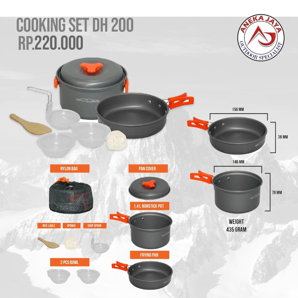 COOKING SET DHAULAGIRI DH 200